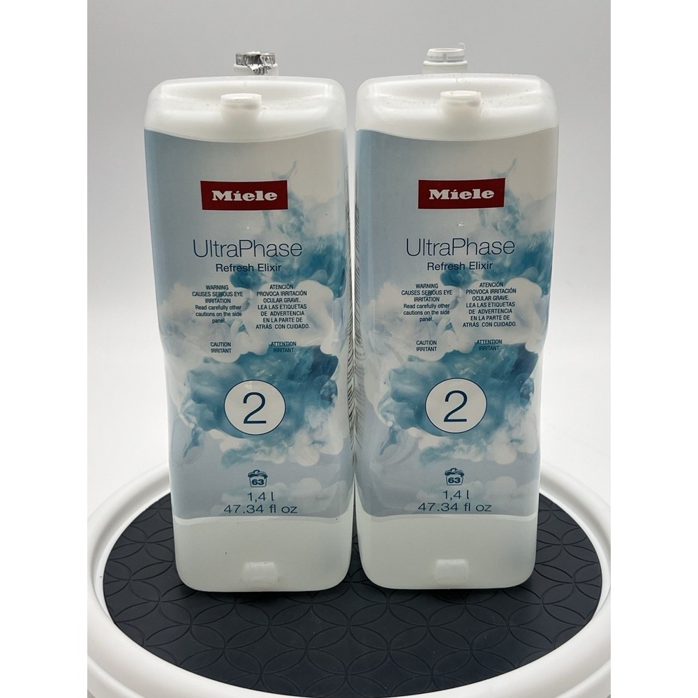 Miele UltraPhase 2 Refresh Elixir TwinDos Lot 2 1 Sealed 1 Partial